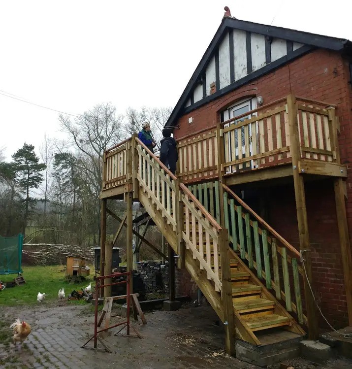 New stairs