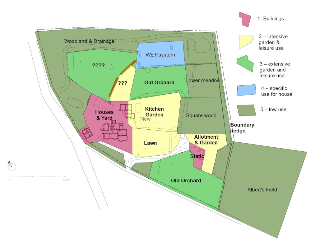 Tomas' land plan Zone map